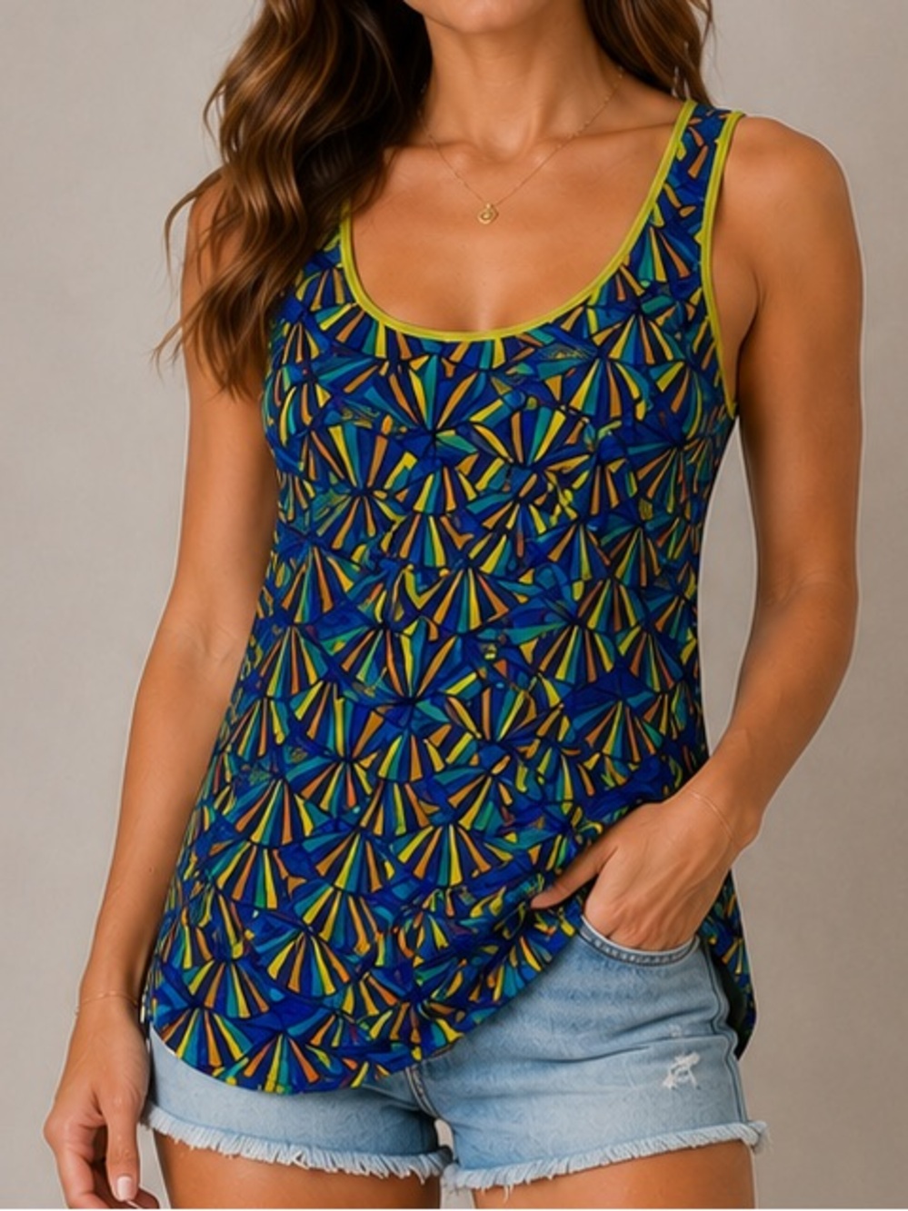 Jonesy Silk Tank Top